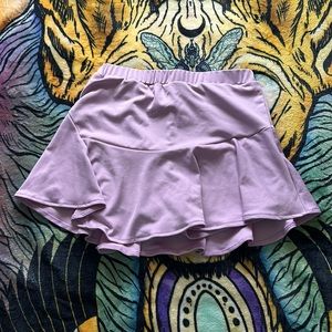 purple skirt